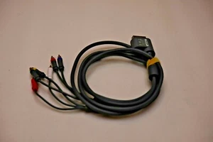 Video Composite AV RCA Cable Cord For Microsoft Xbox 360 TV Game - Picture 1 of 5