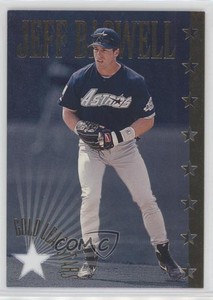 1995 Leaf Gold Leaf All-Stars Missing Serial Number /10000 Jeff Bagwell #1 HOF