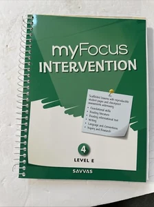 myFocus Intervention :Teacher's Guide Grade 4 Level E - Pearson - Picture 1 of 4