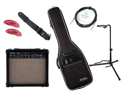 Ampli Guitare Electrique 15W Pack Debutants avec Housse Cable Sangle Plectres - Photo 1/4
