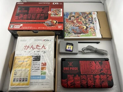 [S-rank] Nintendo 3DS LL One Piece  with Charger/Stylus/Box Instructions - image 1 of 4