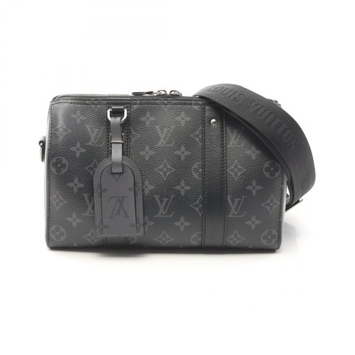 LOUIS VUITTON（LV） Borsa a tracolla Louis Vuitton City Keepall M45936 monogramma eclissi retro usata LV