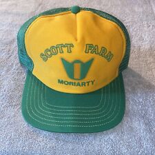 Vintage Scott Farm Moriarty Snapback Trucker Mesh Cap Free Ship N