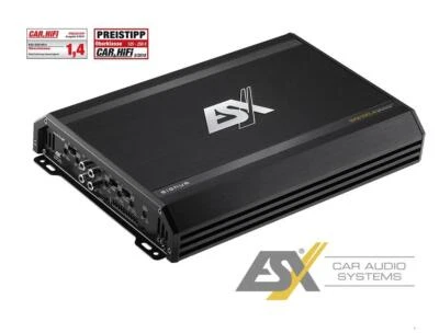 ESX SXE100.4 4-Kanal Class A/B Analog Verstärker 800 Watt4 x 130/200 Watt max - Bild 1 von 4