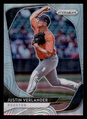 2020 Panini Prizm Prizms Silver #151 Justin Verlander - Image 1 of 2