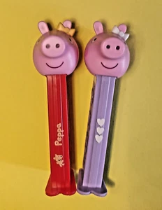 Peppa & George Super New PEZ Spender Set - Printed Stem Peppa & Mummy - Bild 1 von 3