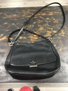 Kate Spade Large Robinson Lane Chantel Leather Top Handle/ Shoulder Bag In BLK - Picture 1 of 5