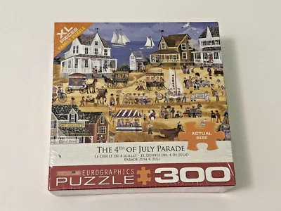 Eurographics - 4th of July Parade jigsaw puzzle, 300 pc. 19 1/4x 26 5/8" - Image 1 of 3