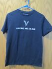 American Eagle Shirt Herren klein marineblau super weich Standardpassform kurzärmelig