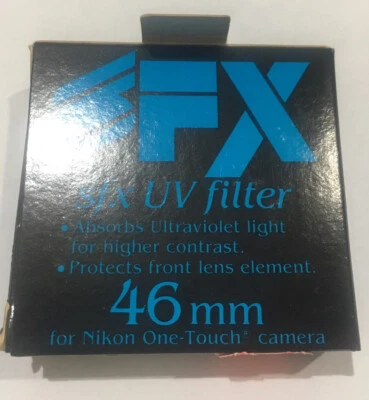 9 Boxes - 46MM SFX UV FILTER FOR NIKON ONE TOUCH  Free Shipping USA Old Stock - Image 1 of 4