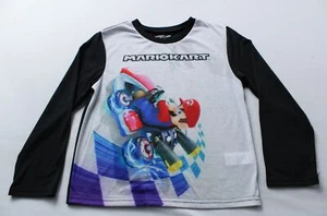 Mariokart Boy's Long Sleeve Mario Graphic Pajama Top EJ3 Multicolor Size 8 NWT - Picture 1 of 5
