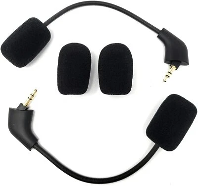 Confezione 2 Microfoni di Ricambio per Cuffie PC HyperX Cloud 2 II CloudX Core Pro Xbox PS4 - Immagine 1 di 4