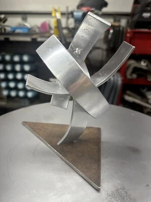 Abstract Scrap Metal Sculpture “Altered” Recycled Steel Repurposed Art - Image 1 of 4