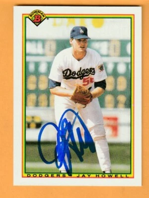 Jay Howell Los Angeles Dodgers AUTO Signed 1990 Bowman Colorado Buffaloes - Image 1 of 2