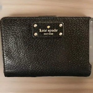 Kate Spade New York Black Leather Wallet - Picture 1 of 3