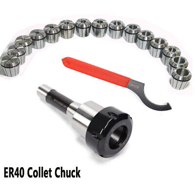 ER40 Collet 15PC 1/8 - 1  Set R8 Shank Chuck,Tools For Milling,lathe,Drilling • 81$
