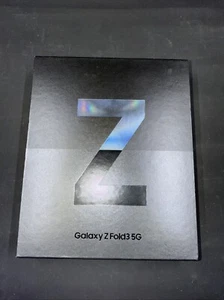 Original Genuine Samsung Galaxy Z Fold 3 5G Box Black RETAIL BOX ONLY (no Acc) - Zdjęcie 1 z 3