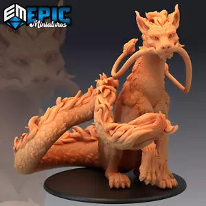 Dragón gato, mazmorras y dragones miniaturas, D&D, miniaturas épicas, fantasía, juego de rol - Imagen 1 de 2