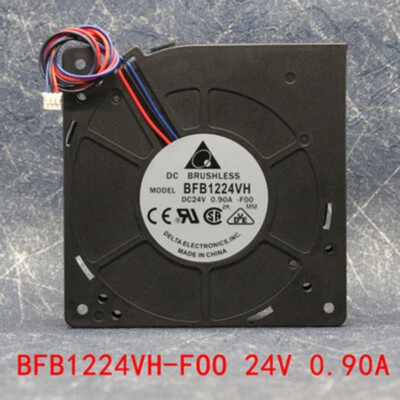 DELTA BFB1224VH 12CM 12032 24V 0.90A 3Wire Turbo Blower Fan - Image 1 of 3