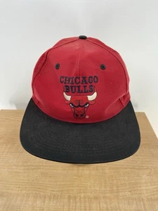 Gorra ajustable vintage NBA Chicago Bulls roja Snapback - Imagen 1 de 5