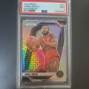 2024-2025 Panini Prizm NBA Jamal Shead /25 PSA 9 Mojo Prizm /25 RC #241 Raptors  - Bild 1 von 2