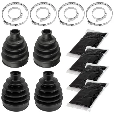 2 Front Axle Inner Outer CV Boot Kit for Can-Am Outlander 500 Xt Xtp 2007-2012 - Image 1 of 4