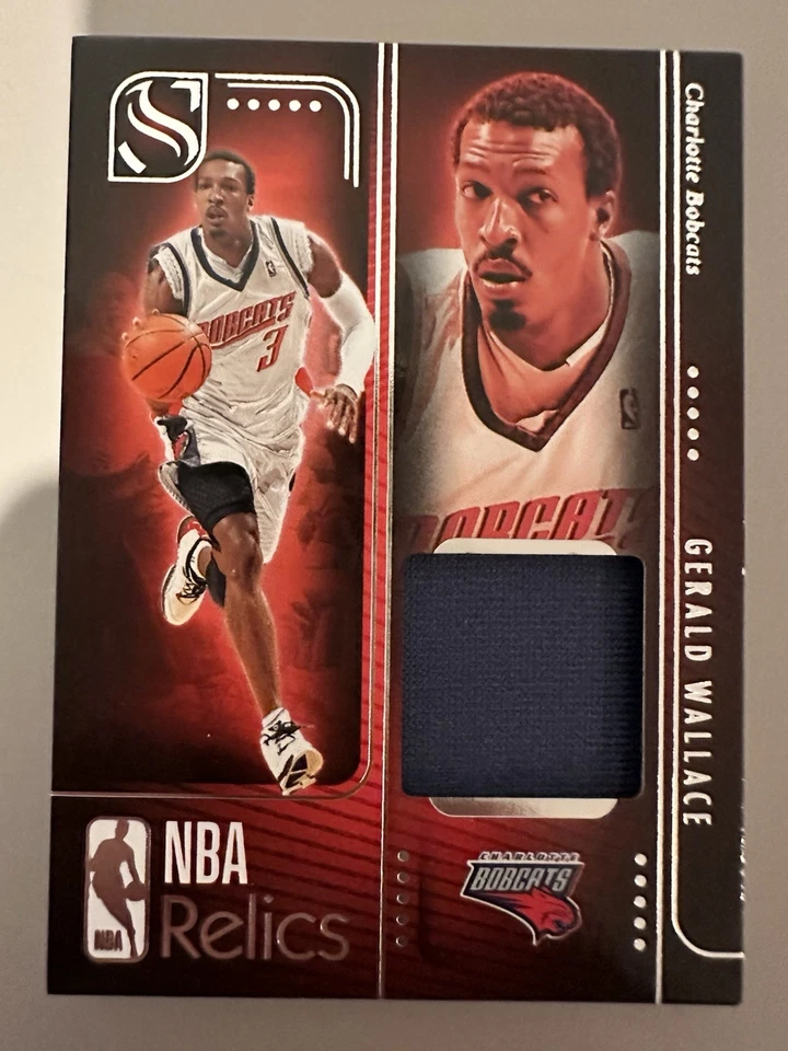 Parche de camiseta usada en el juego Gerald Wallace reliquias de la NBA Panini Silhouette 2024-25 Foto 1 de 3