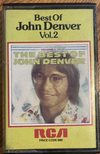 1977 RCA CASSETTE TAPE - BEST OF JOHN DENVER VOL. 2 - PK 42120 - Picture 1 of 1
