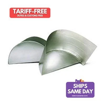 Competition C3008, paquete de 2 piezas de rendimiento de guardabarros de acero natural de 38 pulgadas Foto 1 de 4