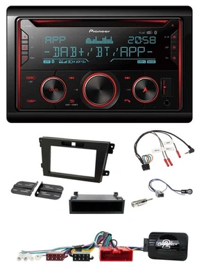 Pioneer 2DIN DAB Lenkrad Bluetooth USB CD Autoradio für Mazda CX-7 2008-2010 - Bild 1 von 4