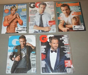 5 magazine lot - Ryan Reynolds - EW, GQ - Picture 1 of 1