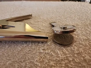 Official Champ Legal Pocket Seal Notary Public Embossing Stamp Vintage Used - Picture 1 of 3