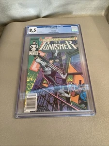 Marvel Comics The Punisher #1 Newsstand Edition CGC 8.5 White Pages!! - Picture 1 of 14