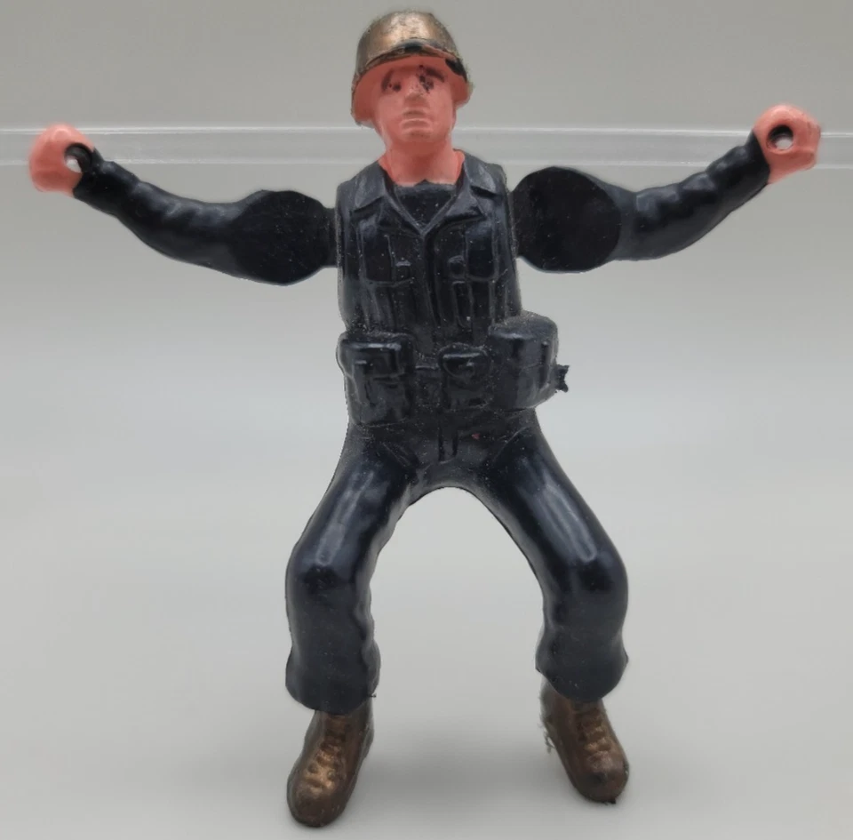 RARO Bad Guys Stunt Cycle Motociclista SGT ROCK AHI Azrak Hamway Remco Foto 1 de 4