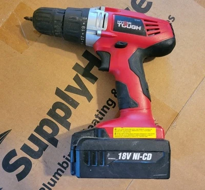 Hyper Tough AQ75005G 3/8" 18V NI-CD Drill/Driver *READ* - Image 1 of 2