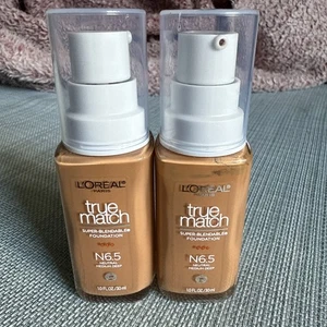 LOreal 2 x True Match Super Blendable Foundation N6.5 Neutral Medium Deep Makeup - Picture 1 of 4