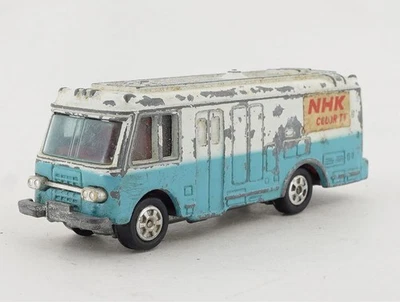 Made Japan NHK TV relay car bus 1E wheel 1974 No75 car Black set F1 - Image 1 of 3