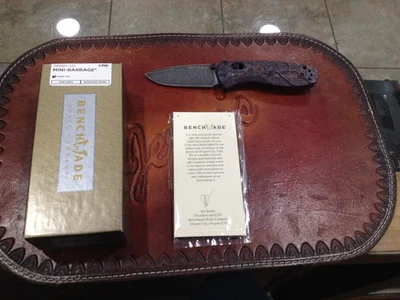 benchmade 585BK-251 #816 Mini Barrage Gold Class NEW IN BOX - Image 1 of 4