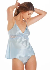 Sulis Silk Leonora pure silk lace camisole cami top made in England - Picture 1 of 5