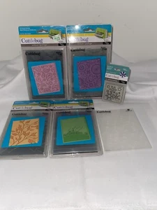 Cuttlebug Provo Craft 5 Embossing Folders 1 Die - Picture 1 of 10