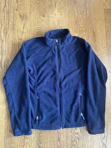 Parker School Uniform Navy Fleece Jacket-youth Large EEUC - Picture 1 of 2