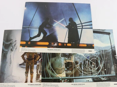 Lot Of 3 Star Wars Empire Strikes Back Lobby Cards 1980 Lucasfilm 800001 11x14 - Image 1 of 4