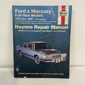 Haynes Repair Manual 36036 Ford & Mercury Full Size Model 1975-1987 (K2) - Bild 1 von 10