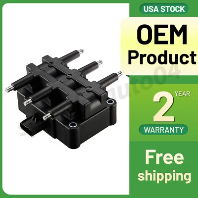 Set of 1 Ignition Bobinas Pack UF412 For 2001-2003 Chrysler Voyager 3.3L V6 - Image 1 of 4