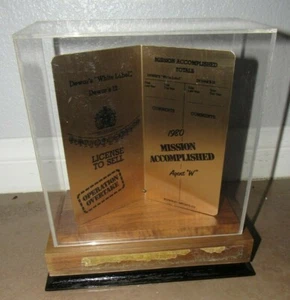 1980 Dewar's White Label License to Sell Bar Display Advertisement - Schenley - Picture 1 of 3