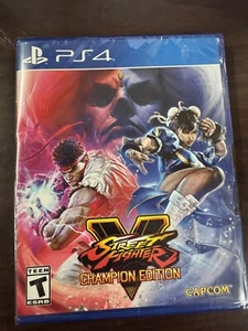 Street Fighter V Champion Edition PS4 Nuevo Sellado de Fábrica con Estuche Dañado - Imagen 1 de 4
