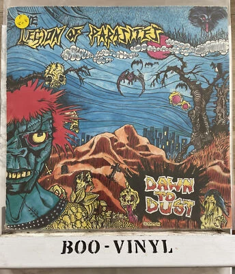 LEGION OF PARASITES - DAWN TO DUST ~LP  VINYL RECORD ANARCHO PUNK 1987 EX/VG+ - Image 1 of 4
