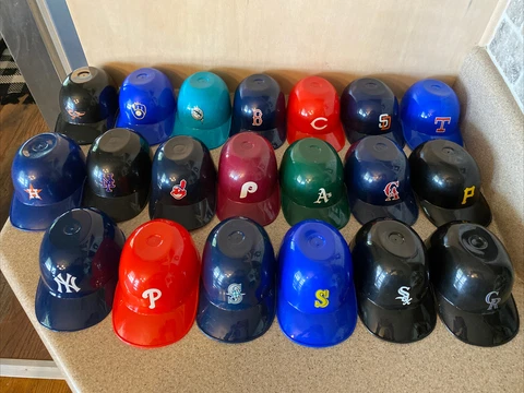 Major League Baseball Mini Sundae Helmet Cup/Bowl ~ You Pick Team ~ Pre-owned Cover