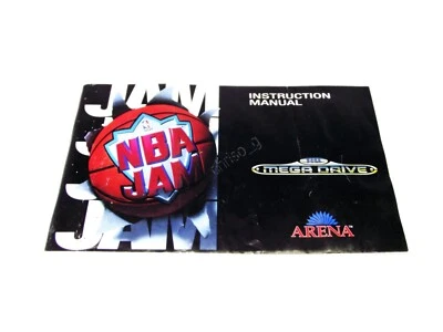 NBA JAM SEGA MEGA DRIVE MANUAL PAL SUIT COLLECTOR GENESIS NOMAD +FREE POST! - Image 1 of 4