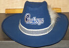 Dallas Cowboys Hat with feather plume,embroidery and band  NFL Brand Barely Worn